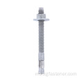 Pembesaran Bolt Anchor Melalui Pengikat Perkakasan Bolt Stainless Steel Bedge Anchor